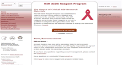 Desktop Screenshot of aidsreagent.org